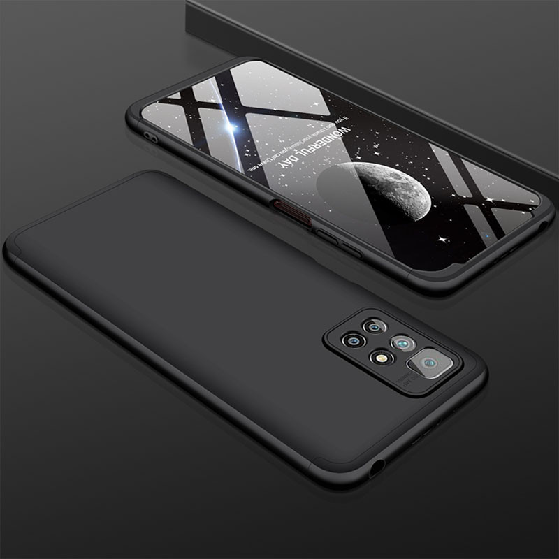 Фото Пластиковая накладка GKK LikGus 360 градусов (opp) для Xiaomi Redmi 10 (Черный) на vchehle.ua