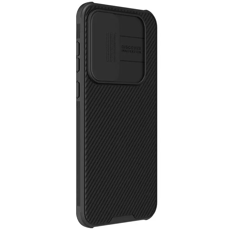 Фото Карбонова накладка Nillkin CamShield Pro Magnetic на Samsung Galaxy A55 (Black) на vchehle.ua