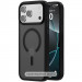 TPU+PC чохол Metal Buttons with Magnetic Safe Colorful на Apple iPhone 17 (6.3") (Чорний / Black)