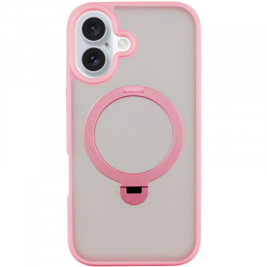 TPU+PC чохол Metal Buttons with Magnetic Safe Colorful HQ Ring для Apple iPhone 16 (6.1")