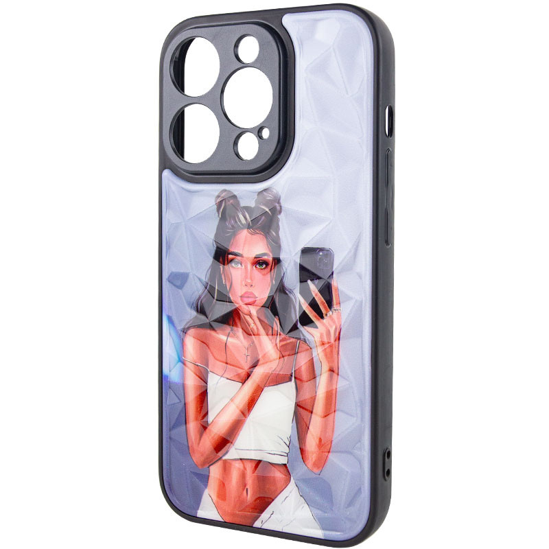 Фото TPU+PC чехол Prisma Ladies для Apple iPhone 14 Pro (6.1") (Black in White) в магазине vchehle.ua