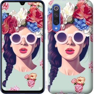 

Чохол Дівчина з квітами на Xiaomi Mi 9 SE 763636