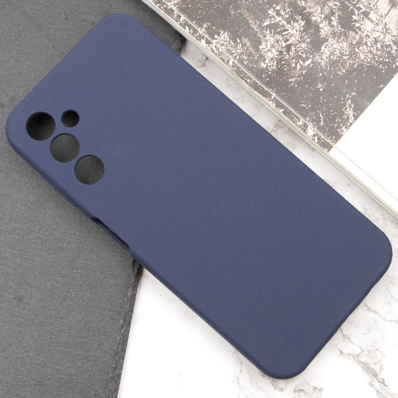 Купить Чехол TPU GETMAN Liquid Silk Full Camera для Samsung Galaxy A24 4G (Синий / Midnight Blue) на vchehle.ua