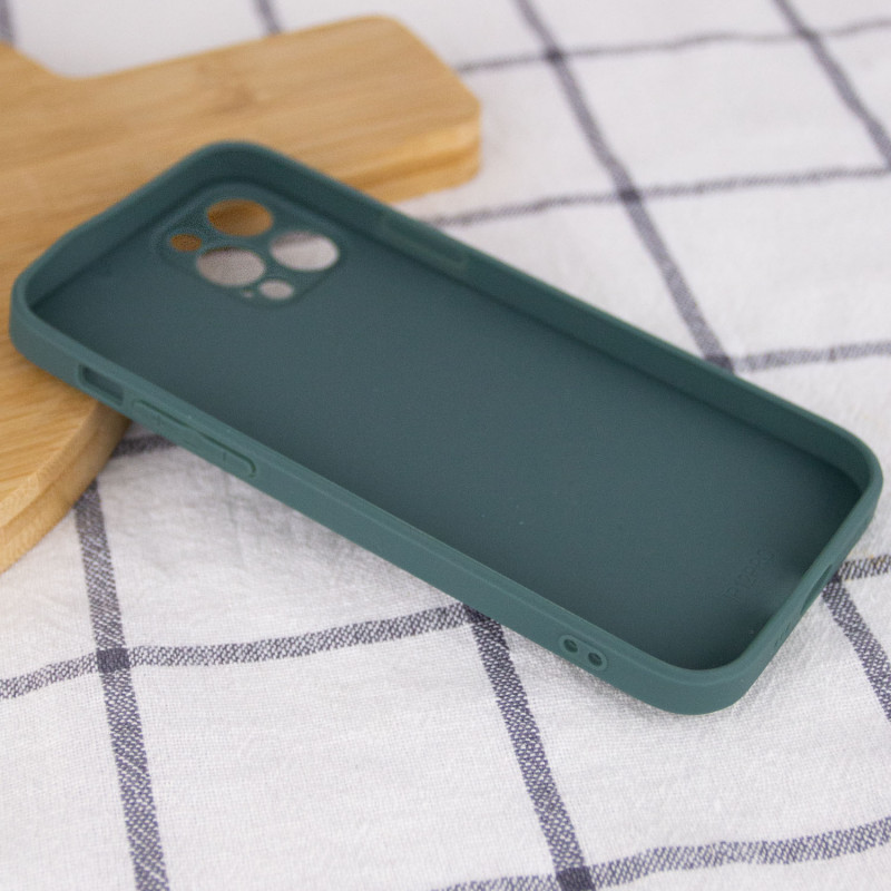 Фото Уценка TPU+Glass чехол GLOSSY Logo Full camera (opp) для Apple iPhone 12 Pro (6.1") (Царапина / Зеленый) в магазине vchehle.ua