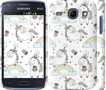 

Чехол Единорог и кофе для Samsung Galaxy Core i8262 840665