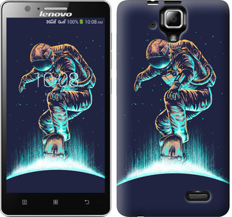 

Чехол Космонавт на скейтборде для Lenovo A536 591306