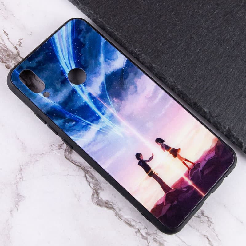 Фото TPU+Glass чехол Diversity для Huawei P Smart+ (nova 3i) (Connection) в магазине vchehle.ua