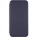 Кожаный чехол-книжка Classy для Motorola Moto G05 / E15 (Темно-синий)