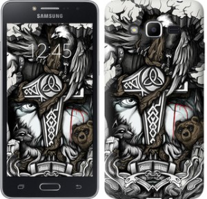 Чехол Тату Викинг для Samsung Galaxy J2 Prime