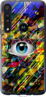 

Чехол Абстрактный глаз для Motorola One Macro 1443744