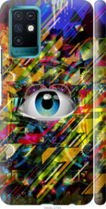 Чехол Абстрактный глаз для Infinix Note 10