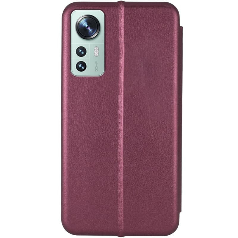 Фото Кожаный чехол (книжка) Classy для Xiaomi 12T / 12T Pro (Бордовый) на vchehle.ua