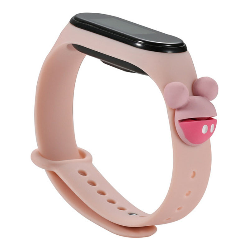 

Силиконовый ремешок Cartoon Face для Xiaomi Mi Band 3/4 (Розовый / Микки Маус) 1064802