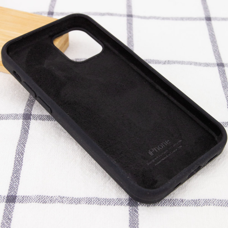 Фото Чехол Silicone Case Full Protective (AA) для Apple iPhone 14 (6.1") (Черный / Black) в магазине vchehle.ua