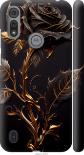 Чохол Троянда 3 на Motorola E6s