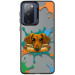 TPU+PC чехол TakiTaki Graffiti magic glow для Samsung Galaxy S20 FE (Sausage dog / Black)