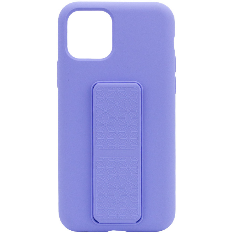 Чехол Silicone Case Hand Holder для Apple iPhone 11 Pro (5.8") (Сиреневый / Dasheen)