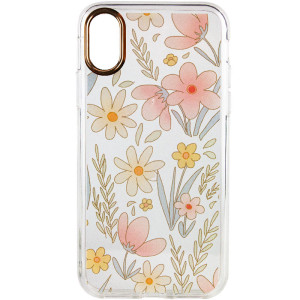 TPU+PC чохол Flowers на Apple iPhone X / XS (5.8")