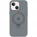 Чохол Silicone Case Full Protective with Ring на Apple iPhone 13 / 14 (6.1") (Grey)