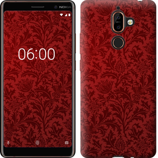 

Чехол Чехол цвета бордо для Nokia 7 Plus 650170