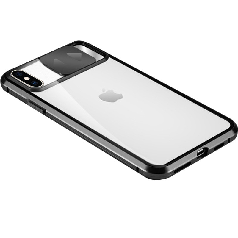 

Чехол Camshield 360 Metall+Glass со шторкой для iPhone X (5.8") (Черный) 1054395