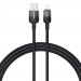 Дата кабель Baseus Discolor Series Fast Charging USB to Lightning 2.4A (1m) (P10374900) (Cluster Black)