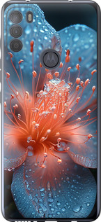 Чехол Роса на цветке для Motorola G50