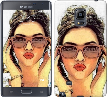 

Чехол Девушка_арт для Samsung Note Edge SM-N915 111031