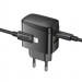 СЗУ Hoco CS61A Bright PD30W+QC3.0 (1USB-A/1C) + кабель Type-C to Lightning (Black) в магазине vchehle.ua