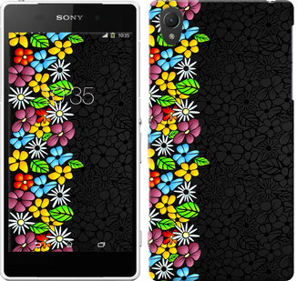 

Чехол цветочный орнамент для Sony Xperia E5 F3311 102308