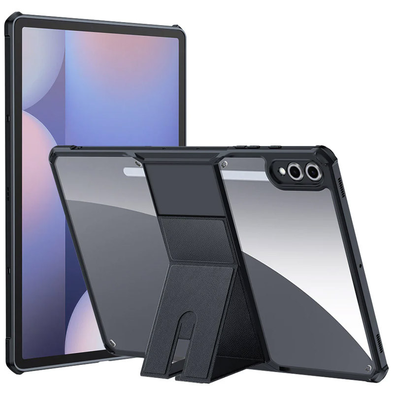 Фото TPU+PC чехол Xundd Stand c усиленными углами для Samsung Galaxy Tab S10+ / S9+ (12.4") (Черный) на vchehle.ua