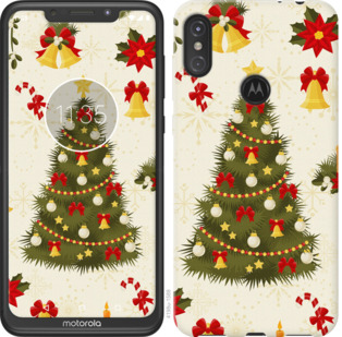 

Чохол Новорічна ялинка на Motorola One Vision 783672