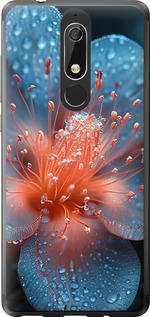 Чохол Роса на квітці на Nokia 5.1