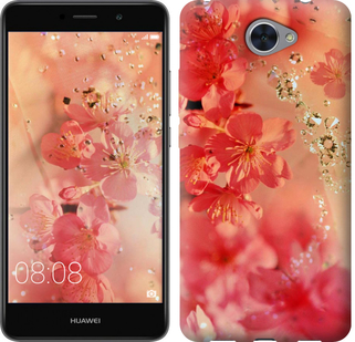 

Чохол Рожеві квіти на Huawei Y7 2017 650321