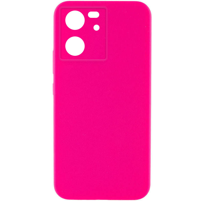 Чехол Silicone Cover Lakshmi Full Camera (AAA) для Xiaomi 13T / 13T Pro (Розовый / Barbie pink)