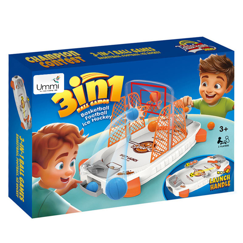 Купить Настольная интерактивная игра Ummi 50818 3in1 Ball Games (White) на vchehle.ua