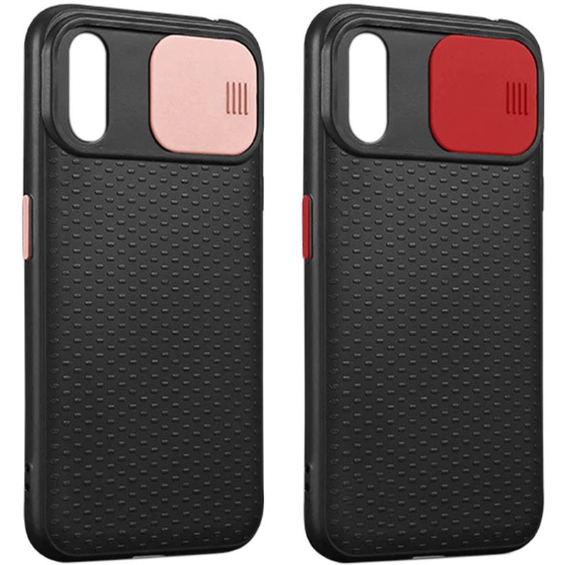 Чехол Camshield Black TPU со шторкой защищающей камеру для Apple iPhone XS Max (6.5")