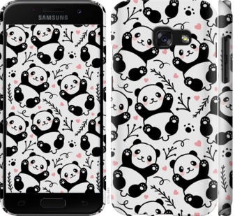 Чехол Панды для Samsung Galaxy A3 (2017)