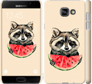 Чехол Енотик с арбузом для Samsung Galaxy A7 (2016) A710F