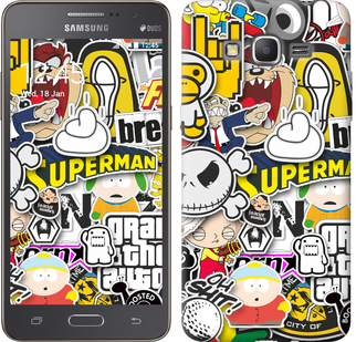 

Чехол Popular logos для Samsung Galaxy Grand Prime G530H 627833