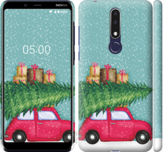 

Чохол Машина з подарунками на Nokia 3.1 Plus 867849