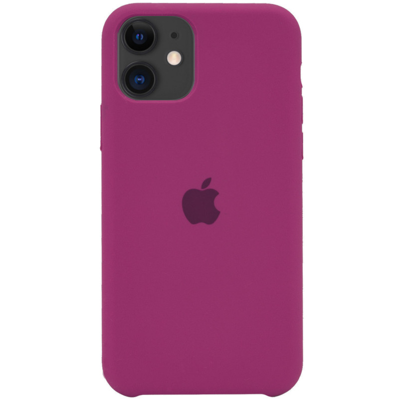 Чохол Silicone Case (AA) на Apple iPhone 11 (6.1") (Эстетический дефект / Малиновий / Dragon Fruit)