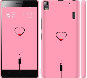 

Чехол Подзарядка сердца1 для Lenovo A7000 730132