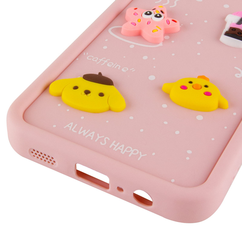 Купить Чехол TPU Toys Case with Ears для Samsung Galaxy A06 (Light Pink) на vchehle.ua