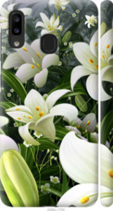 Чехол Белые лилии для Samsung Galaxy A20e A202F