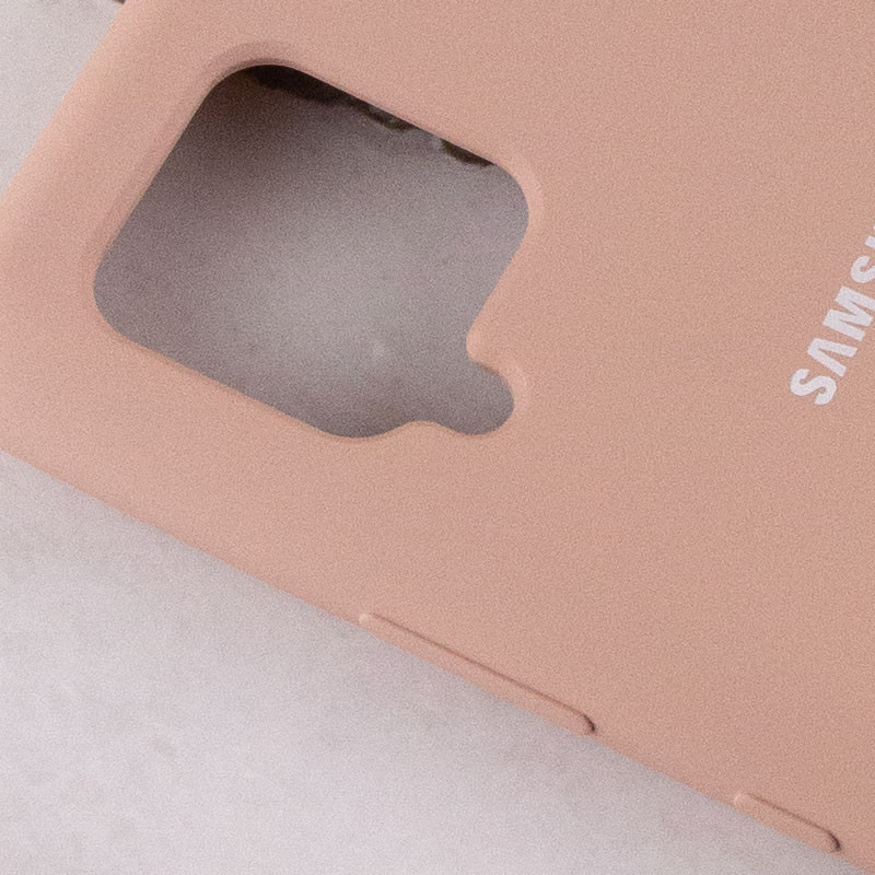 Чехол Silicone Cover Full Protective (AA) для Samsung Galaxy A42 5G (Розовый / Pink Sand) в магазине vchehle.ua