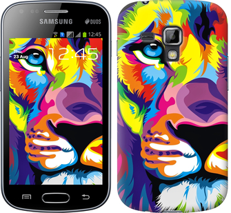 

Чохол Різнобарвний лев на Samsung Galaxy S Duos s7562 261411