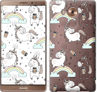 

Чехол Единорог и кофе для Huawei Mate 8 841085