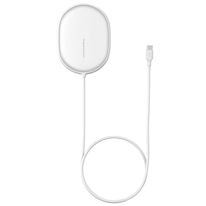 

БЗП Baseus Light Magnetic Wireless Charger for IP12 (WXQJ) (Білий) 1200506