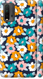 

Чехол Цветочный фон v3 для Xiaomi Redmi 9T 1434543